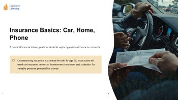 Insurance Basics Car Home Phone Practical Financial | Lesson & Reflection