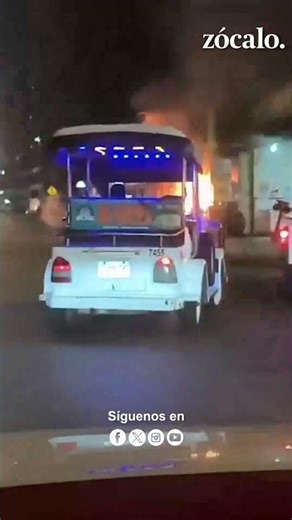 Sinaloa: Gas explosion at a taco stand in Mazatlán