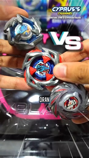 DRAN DAGGER vs IMPACT DRAKE vs FOX BRUSH #beyblade @ellanydepaulo
