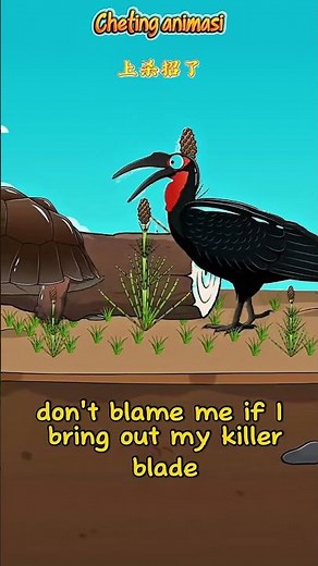 A turtle demanding his dad’s head back?! 🤯🐢😂