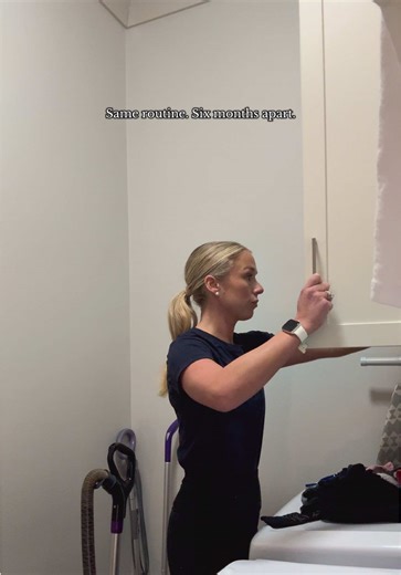 Time did the work. #fitnessjourney #transformation #6months #consistency #fyp