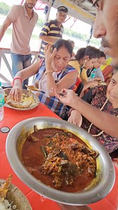 Lunch in the Vessel | Rice | Crab | Pabda Fish ( Unlimited ) | Street Food Loves You