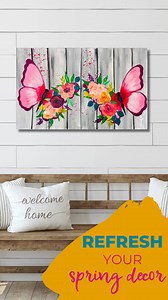 Spruce up your home decor with some Spring art! #paintingwithatwist #paintandsip #paintclass #paintstudio #diyspringdecor | Painting with a Twist | Facebook