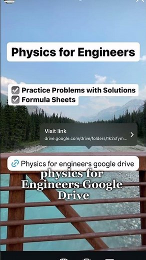 This one is for the students taking physics for engineers