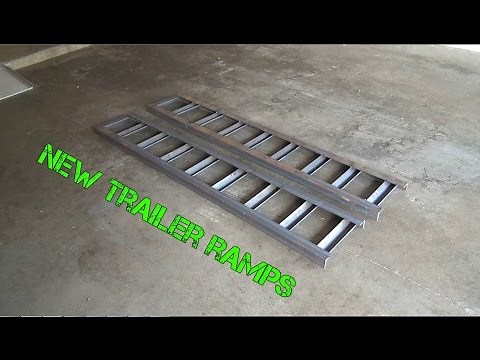 Making A New Set of Trailer Ramps