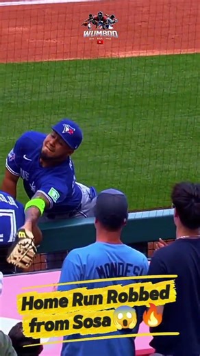 NO WAY!! Sosa’s Home Run DENIED by INSANE Defense 🧤🔥 #shorts