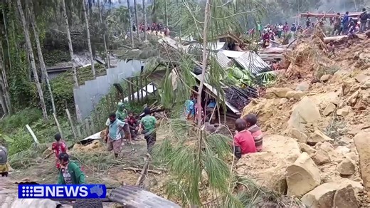 10K views · 98 reactions | More than 100 people are feared dead in Papua New Guinea after a huge landslide decimated a remote area in the middle of the night. The desperate rescue effort is currently in the hands of locals, as officials warn it could be quite some time before help arrives. #9News READ MORE: https://nine.social/InV | 9 News | Facebook