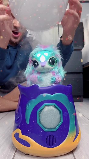 Magic mixie crystal ball with monster 🔮👻 #monsterundermybed #magic #mixiescrystalball