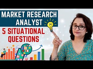Situational Interview Questions & Answers for Market Research Analysts | Market Research Interview ✅