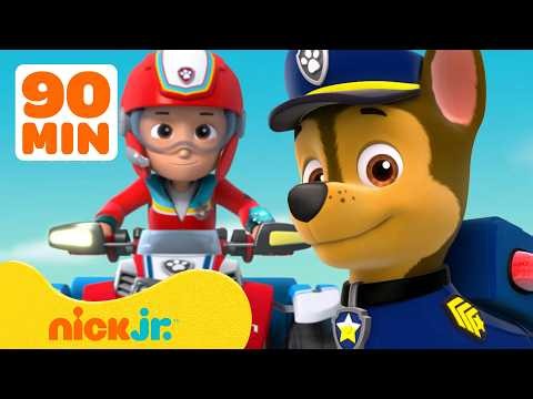 Paw Patrol | Misiones con castores y casa en el árbol de PAW Patrol🦫🌳 | 90 min | Nick Jr. en Español
