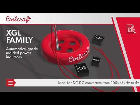 XGL Family Molded Power Inductors | Coilcraft