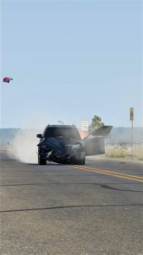 Realistic Highway Car Crashes Beam Ng Drive #38