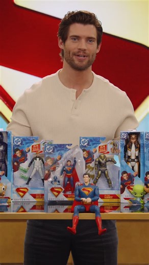Spin Master on Instagram: "Suit up and let your imagination fly! 🦸🏻‍♂️💥 Superman himself, #DavidCorenswet shares how fans of all ages can play like a superhero. Your adventures start now with our latest toys. #LinkInBio #Superman #LookUp"