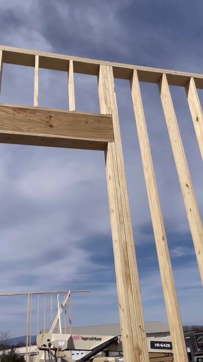 Why we use headers above doors and windows when framing construction #build #framing #howto #construction #diy #contractor