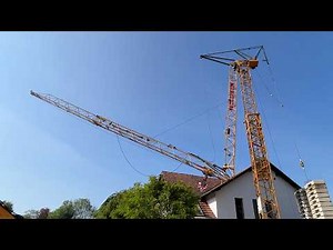 Grotemeier präsentiert: Liebherr K-Kran Aufbau bei Dachsanierung