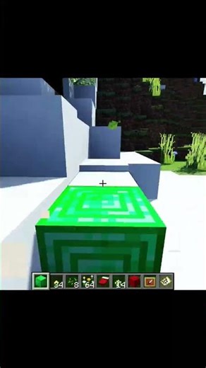 Placing one emerald block for every subscriber - Day 38 #emerald #minecraft #subscribe