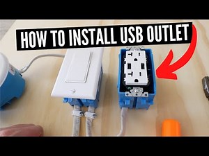 How To Install A USB Outlet