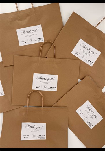 I am all bout learning new ways to save. Make your own labels for packaging by creating your design in canva and then print with your thermal label printer #diy #canva #packaging #embroidered #smallbusiness