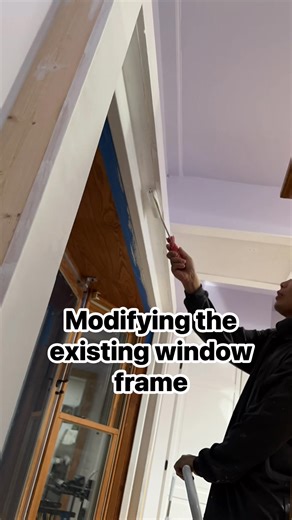 Modifying the existing window frame #diy | ဒိုးဒို ဆာလံ
