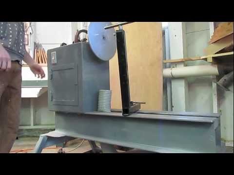 Large Homemade Bowl Turning Lathe W/Narration