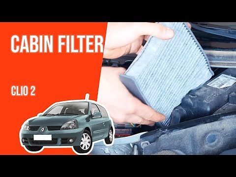 How to replace the cabin filter CLIO 2 👃