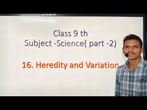 Chapter no -16. Heredity and variation lecture number- 1 by omkar sir....