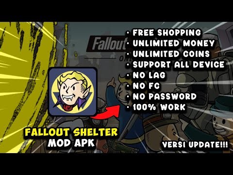 FALLOUT SHELTER MOD APK [ NO PW ] || VERSI UPDATE!!!