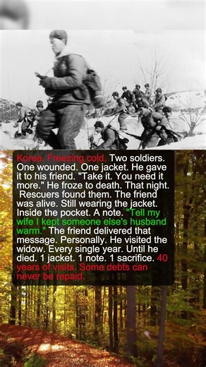 1 Soldier Froze to Death Giving His Jacket to a Wounded Friend. Inside Was a Note