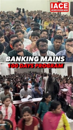Banking Mains 100 Days Program Begins | Day 01 @ IACE Dilsukhnagar
