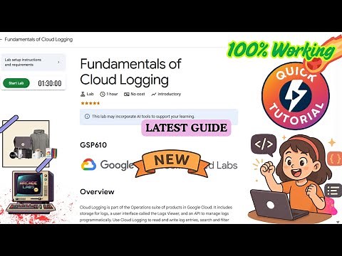 Fundamentals of Cloud Logging | Easiest Guide | #GSP610 #qwiklabs #qwiklabsarcade2025