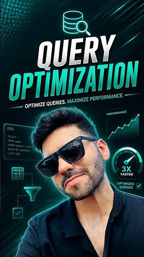SQL Query Optimization Explained in 30 Seconds #systemdesign #database #queryoptimization #sql #job