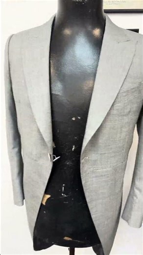 Handmade bespoke morning suit for Ascot.