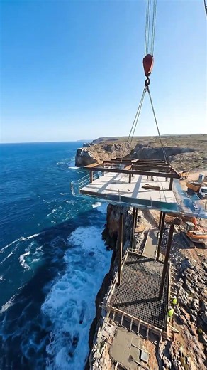 Building an EXTREME Cliffside Mansion! 🌊🏗️ #shorts