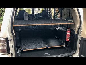 Installing Mitsubishi Pajero Rear Shelving