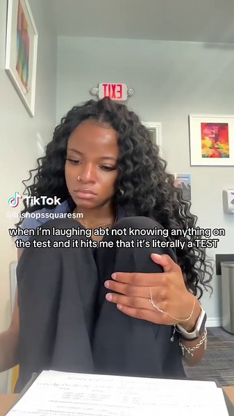 College Student Finds Out There's a Second Part to the Test