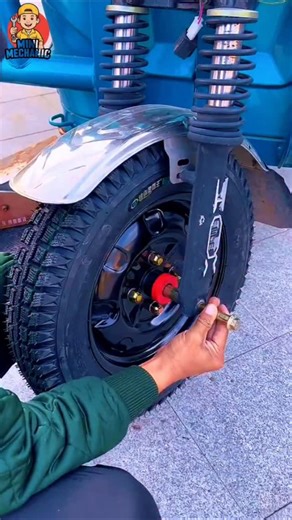 Mini Mechanic on Instagram: "Learn how to install a new tire on the front wheel of an electric tricycle! 🚲⚡ This step-by-step process shows removing the old tire, aligning the wheel, fitting the new tire, and ensuring a smooth and safe ride. Perfect for DIY enthusiasts, mechanics, and electric vehicle lovers. Watch the full process and upgrade your e-trike maintenance skills! 🔧✨ #ElectricTricycle #TireInstallation #BikeRepair #EVMaintenance #Shorts #DIYTools #MechanicLife #FrontWheelChange #EV