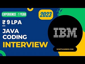 Acing the IBM Coding Interview: 2 Questions Solved in Java & 9 LPA Offer, IBM Interview Experience