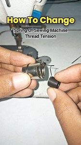 How to Replace the Thread Tension Spring in a Sewing Machine | Easy DIY Sewing Hack ✅ #tandavindustries #sewing #stitch #trendingreels #viralreels | Tandav Industries