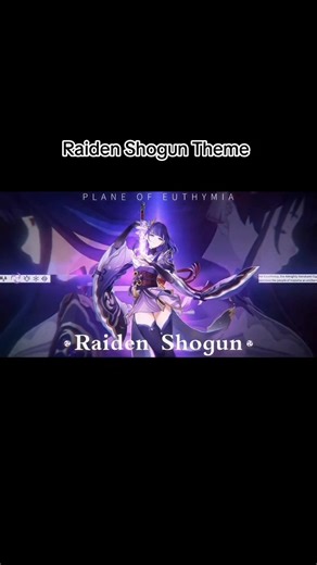 Raiden Shogun Theme Song: Genshin Impact Electro Archon Music