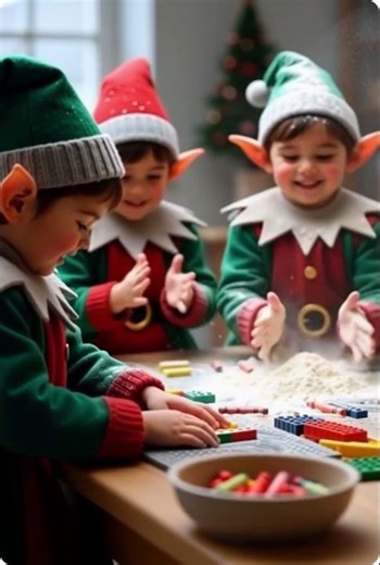 Mini Chaos Scene #christmas #christmascomedy #christmaselves #christmasjokes