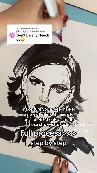 Copic Art Tutorial: Step-by-Step Sketching Process