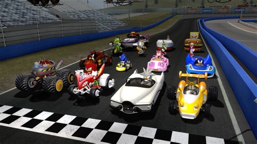 【双语熟肉】索尼克交叉赛车世界but stupid