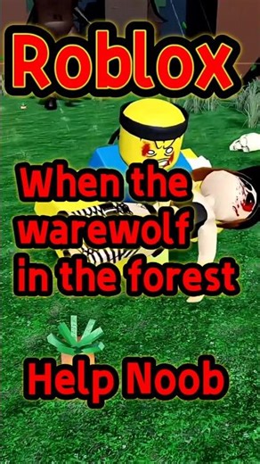 When a Werewolf is in the Forest 😱 99 Nights Roblox! #99nightsintheforest