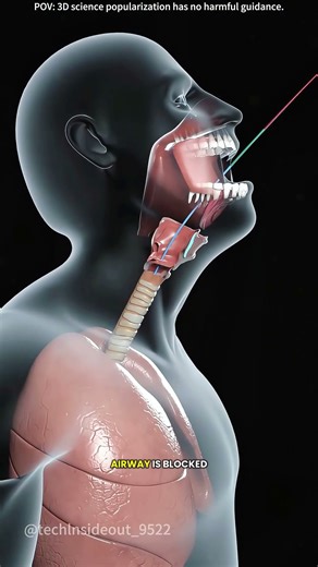 Tracheotomy Procedure #relaxingmusic #adventure #music #love #doctor #3danimation #anatomy
