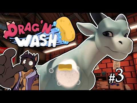 Oh, He's Lonely 🥹 - Let's Play Drag'n Wash [Part 3]
