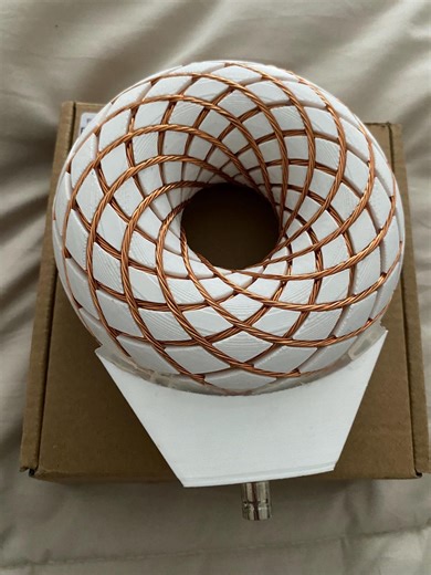 Large Rodin Torus Coil – Rose Quartz Center - Etsy