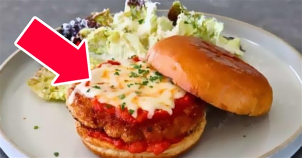 DIY Chicken Parm Burgers Recipe