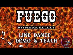 FUEGO | Line Dance DEMO & TEACH | Level: Improver