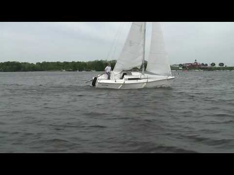 Hunter 23 sail.mp4