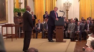 PRESIDENT TRUMP Walks Out To METALLICA's 'Enter Sandman" At MARIANO RIVERA's 'Medal Of Freedom' Ceremony